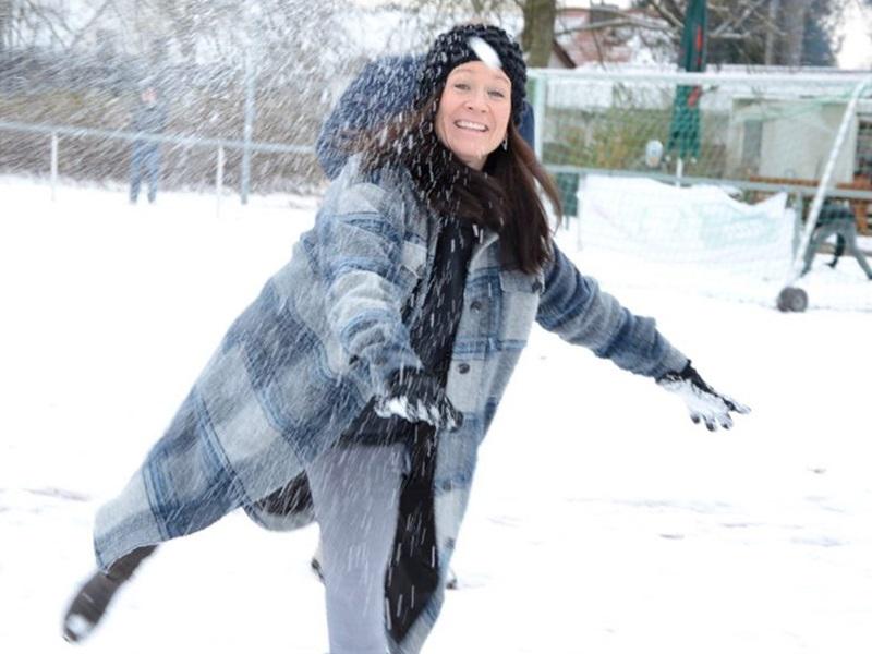 Schneemänner bauen mit Eintracht Mahlsdorf