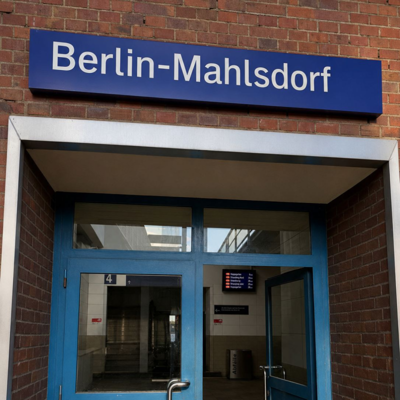 Zustände am S-Bahnhof Mahlsdorf